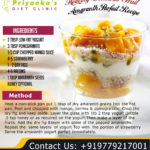 Healthy Delicious fruit Amaranth parfait Recipe