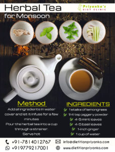 Herbal Tea for Monsoon