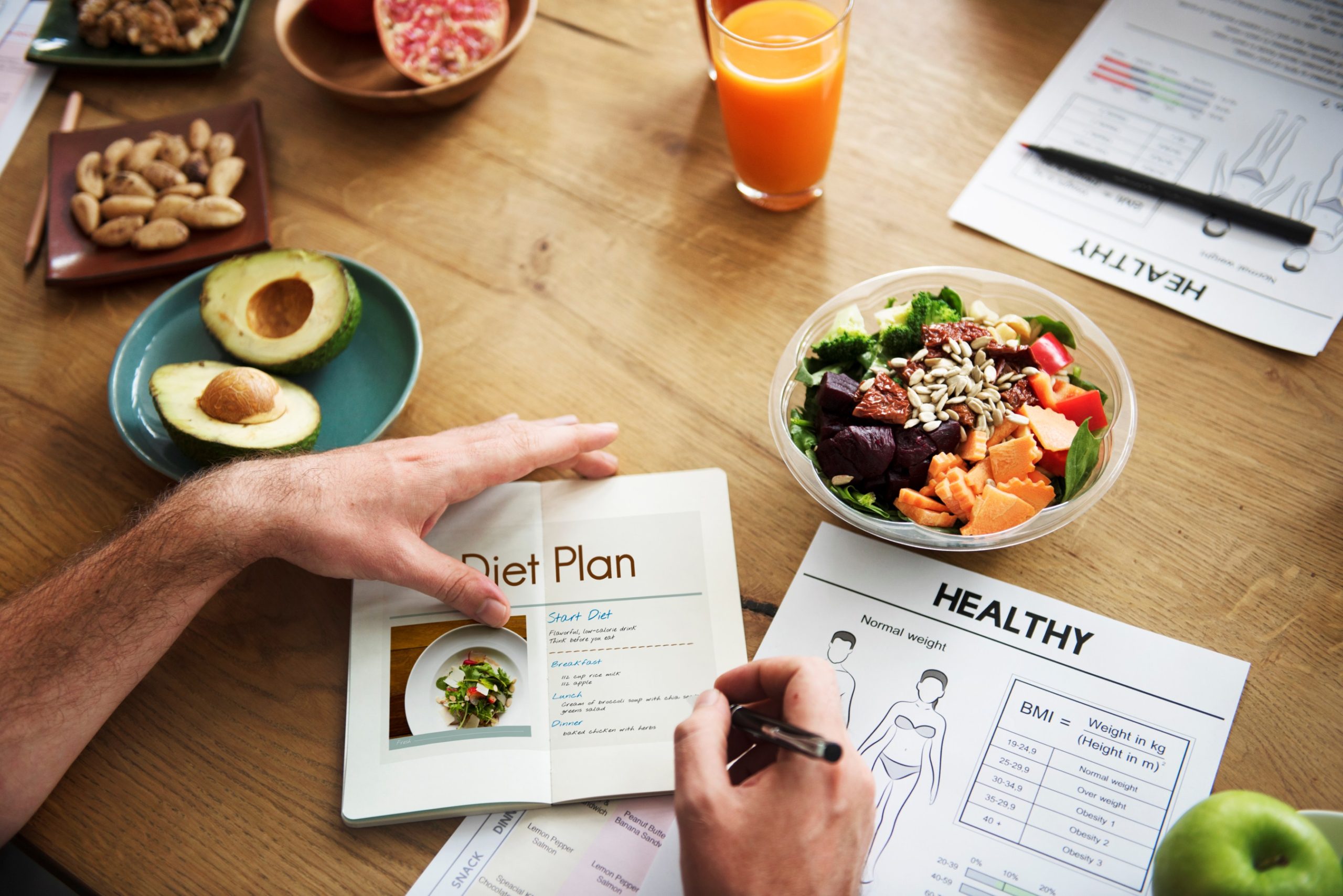 Healthy menu recipe food diet